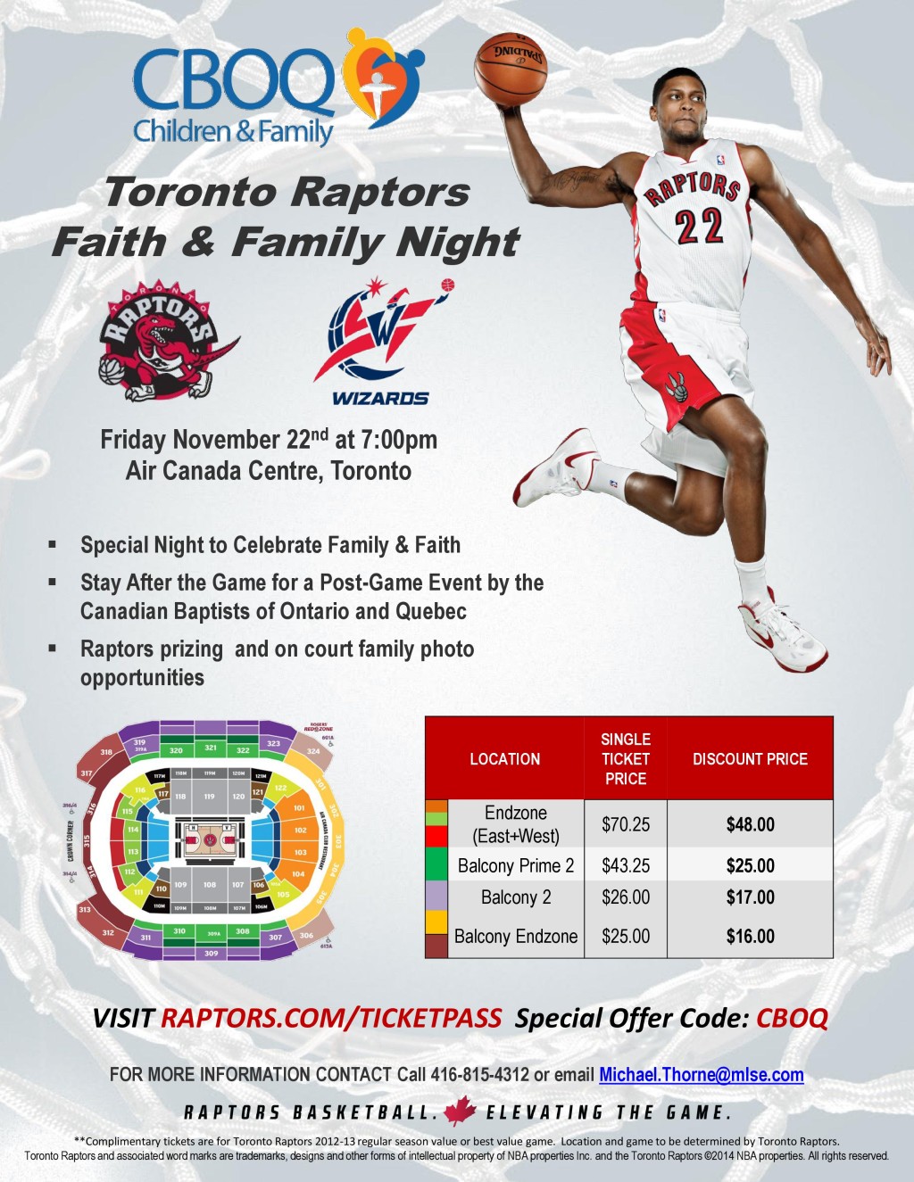 Raptors Family Night